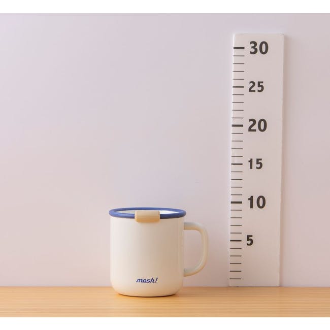 Mosh Latte Mug Cup 430ml - Peach - 8