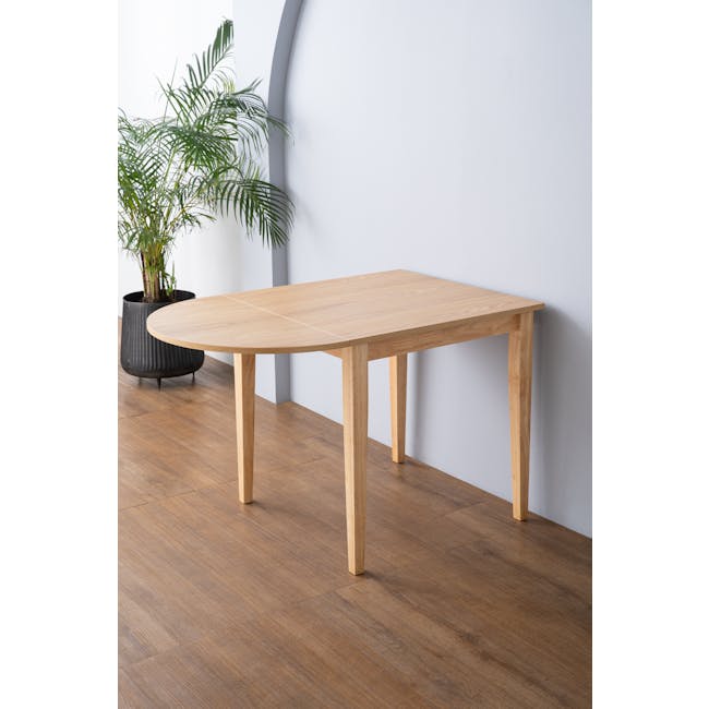 Taurine Extendable Dining Table 0.75m-1.15m - Natural - 3