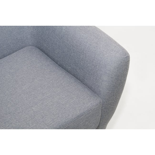 Emma 3 Seater Sofa with Emma Armchair - Dusk Blue - 8