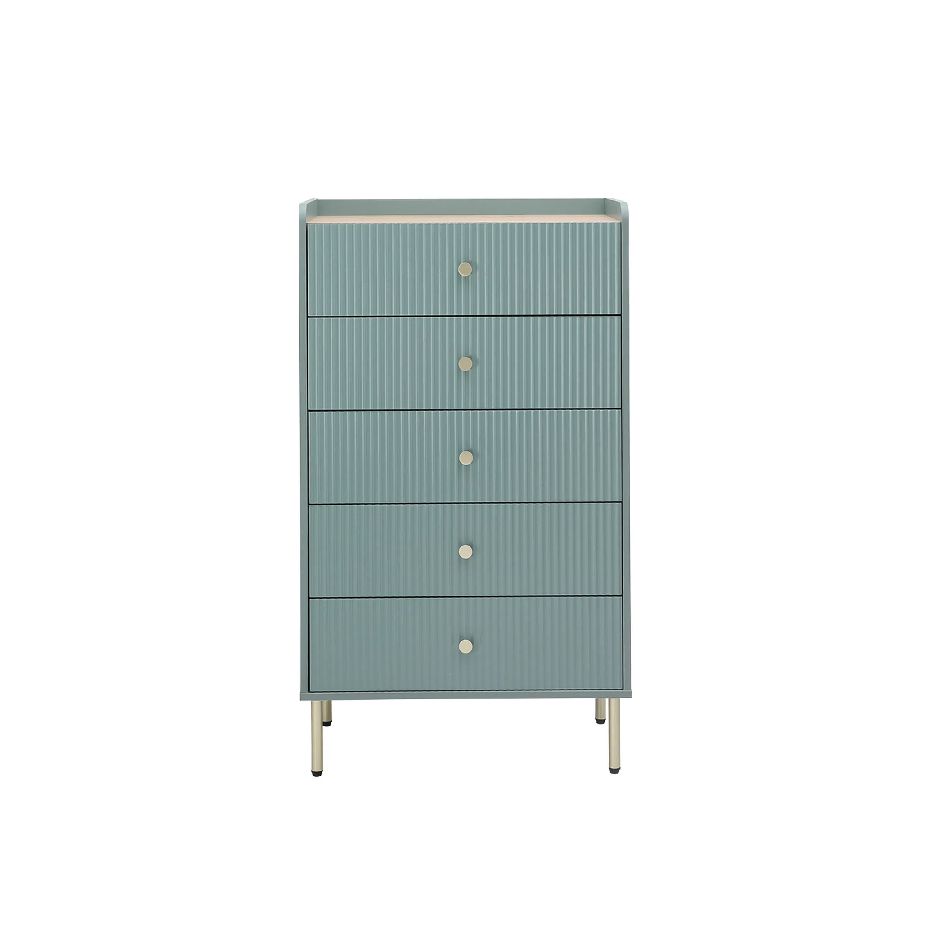 Soula 5 Drawer Chest 0.7m - Green