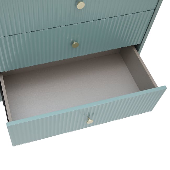 Soula 5 Drawer Chest 0.7m - Green - 6