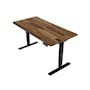K3 Adjustable Table - Black frame, Solidwood Butcher Walnut (2 Sizes) - 1