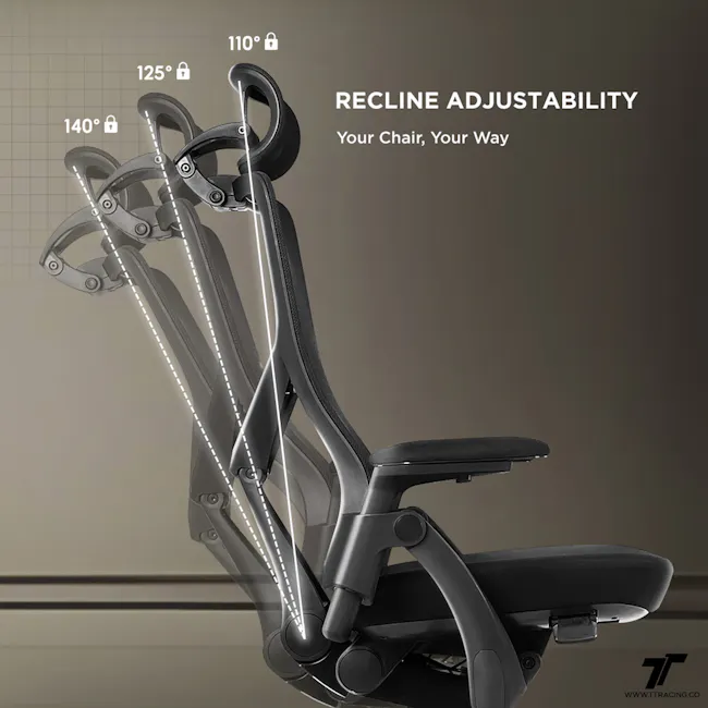 TT Aeroflex Ergochair - Ashy Grey - 7