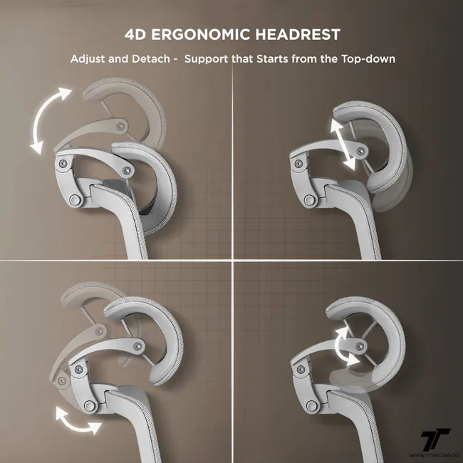 TT Aeroflex Ergochair - Ashy Grey - 5