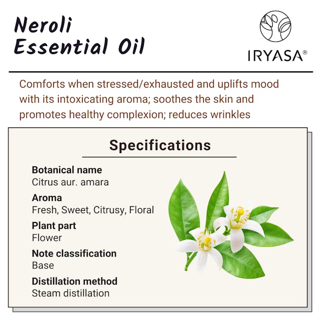 Iryasa Organic Neroli Essential Oil - 6