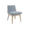 Fabian Dining Chair - Natural, Aquamarine