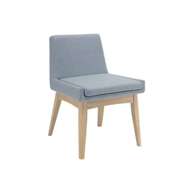 Fabian Dining Chair - Natural, Aquamarine - 0