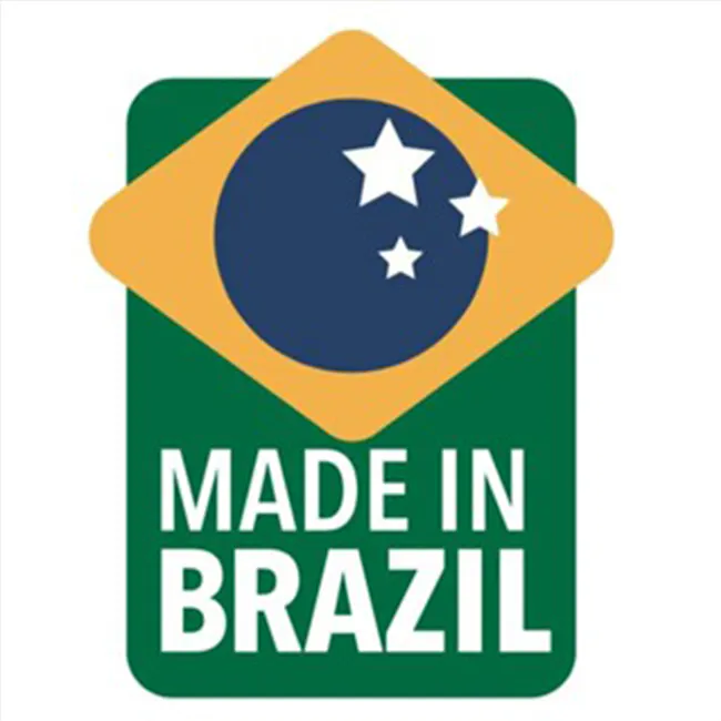 Tramontina Brasil 24cm Tart Pan - Black - 5 - Brazilian flag emblem, Made in Brazil logo, Brazilian flag design, Brazilian