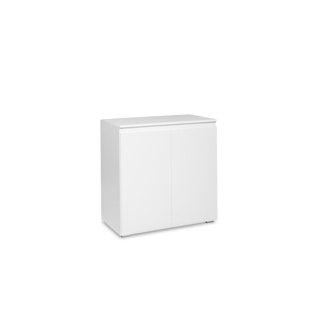 Erika 2-Door Shoe Cabinet - White - 4