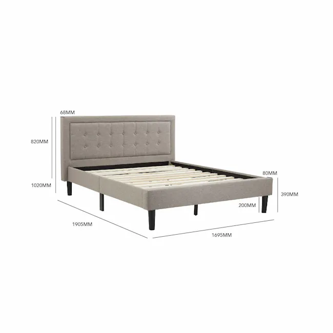 Hayden Queen Bed - Seal - 5