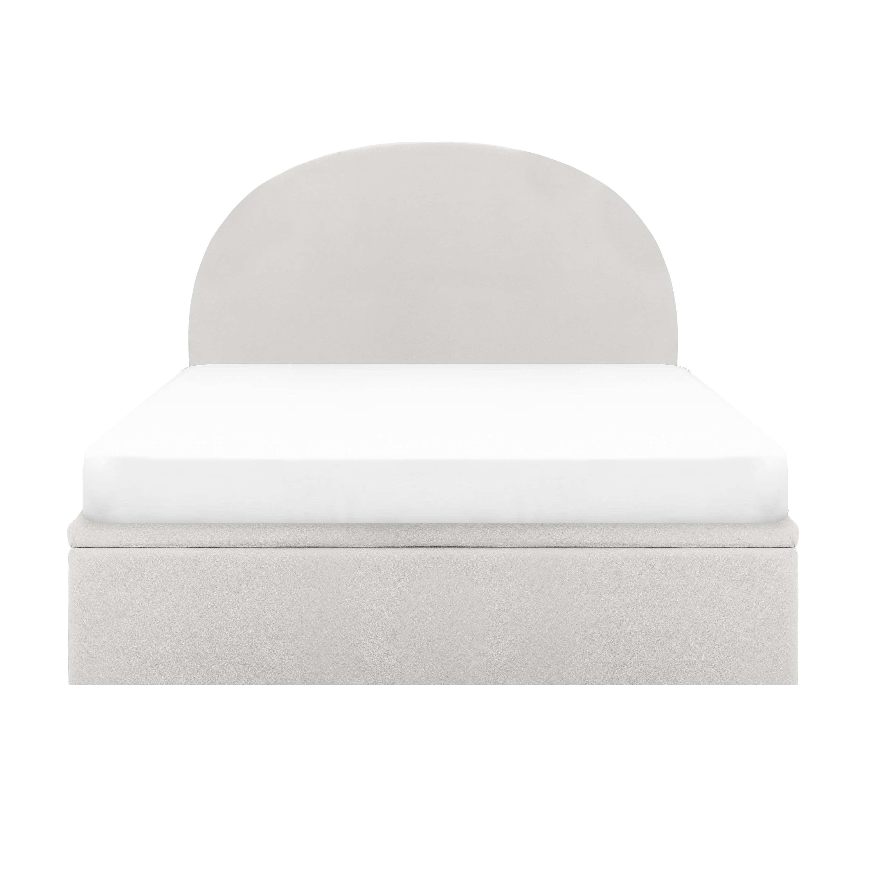 Aspen Queen Storage Bed - Ice Grey