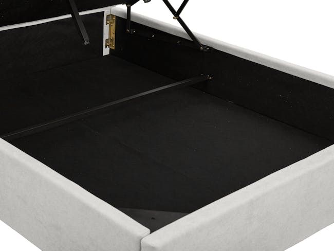 Aspen Queen Storage Bed - Ice Grey - 10
