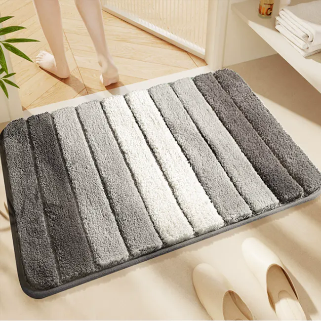 Gradient Piano Floor Mat - Taupe - 5