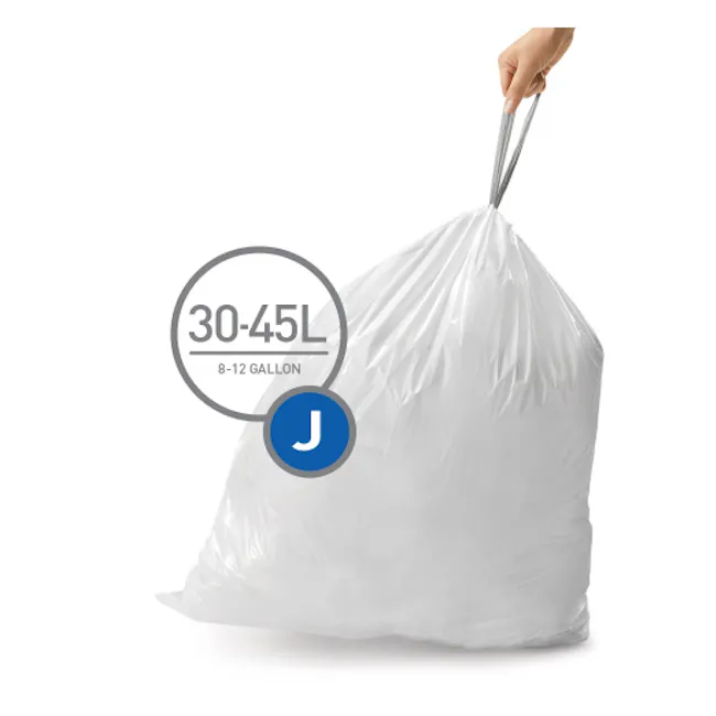 simplehuman Perfect Fit Liner 30L to 45L - J - 2 - 30-45L, 8-12Gallon, 8-12 Gallon Bag, 30-45L Bag, 8-12 Gallon Capacity