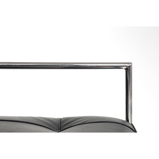 Edith Daybed - Black (Genuine Leather) - 7