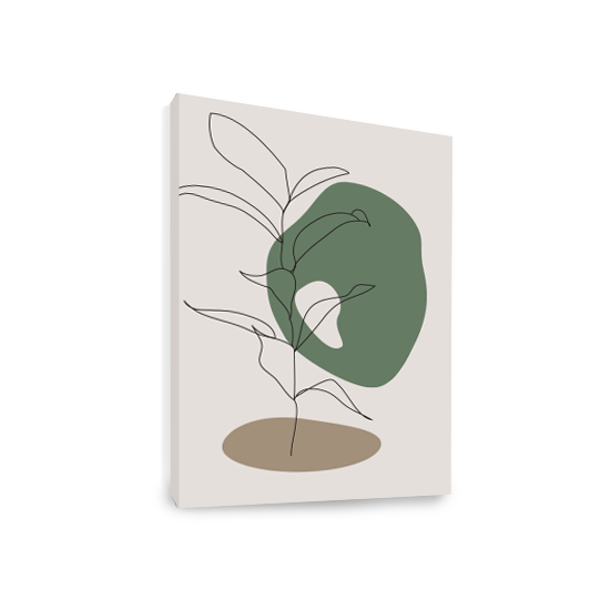 Abstract Art Print on Stretched Canvas 50cm by 70cm Creation, Canvas