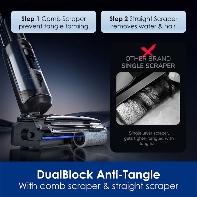 Tineco Floor One Switch S7 Stretch Smart 5-in-1 Multi-Function Wet Dry Vacuum Cleaner *Free 6 x Cleaning Solution* - 8