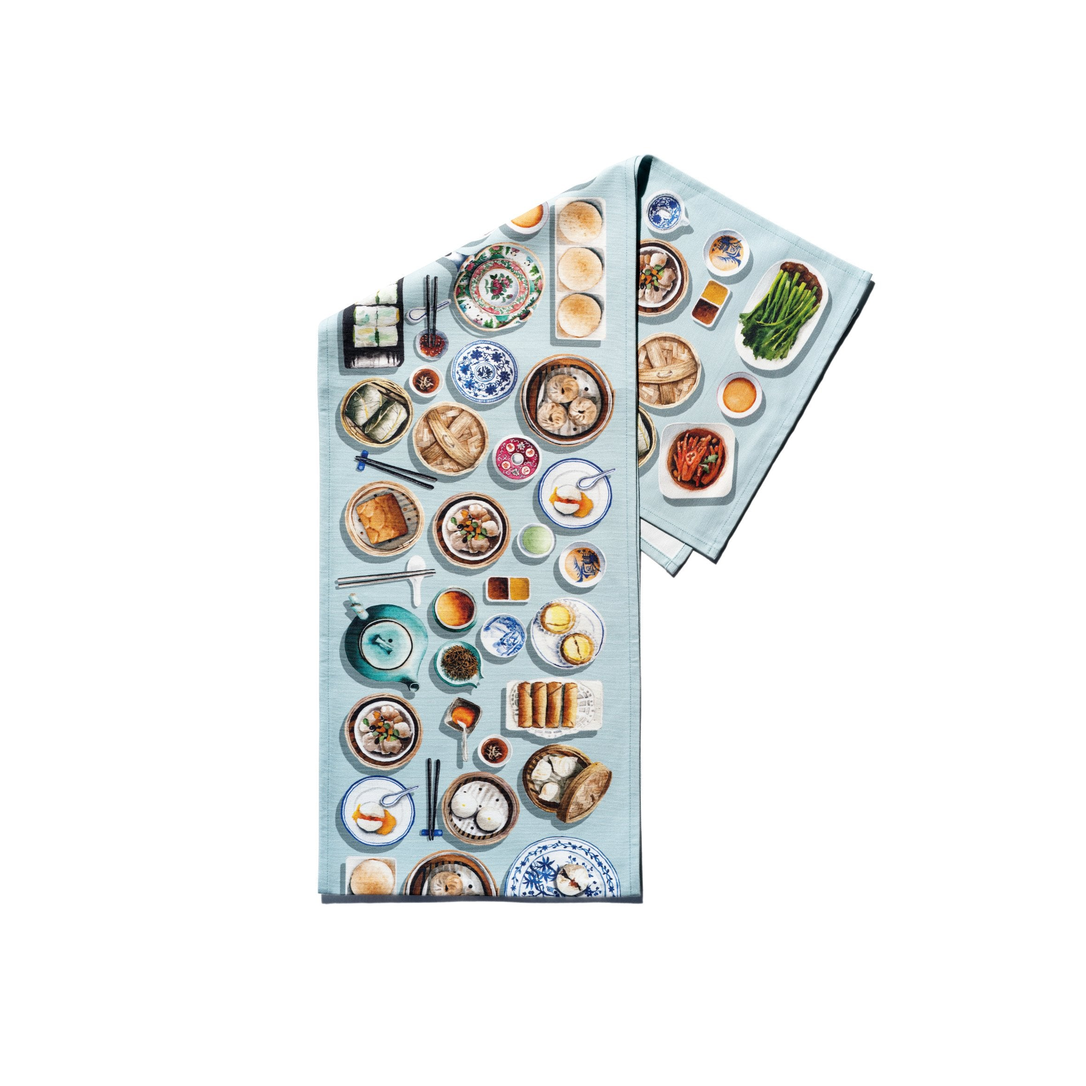 Singlapa Chinese Dim Sum Table Runner