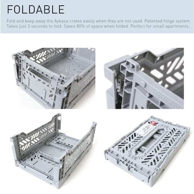 Aykasa Foldable Midibox - Baby Blue - 5