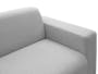 Milan 4 Seater Sofa with Ottoman - Slate (Fabric) - 7