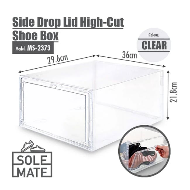 SoleMate Side Drop Lid Shoe Box - High-Cut - 0