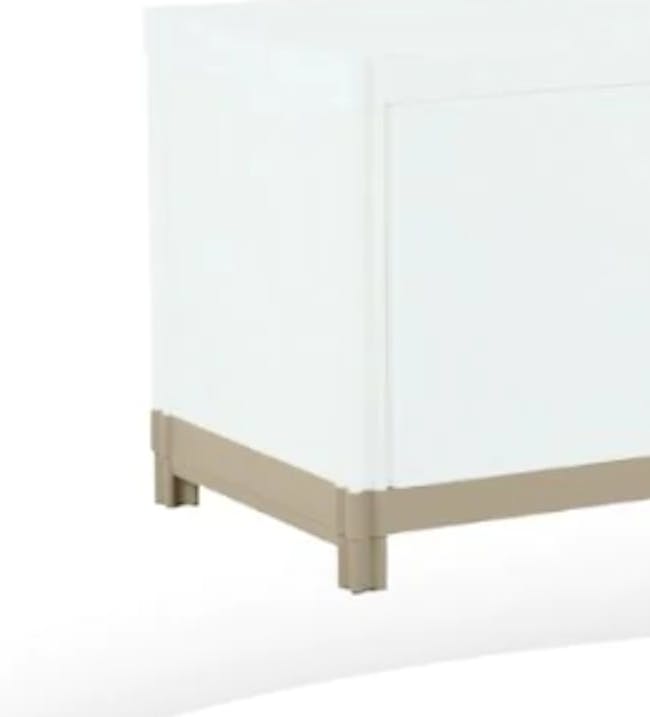 Flo 2-Door Low Storage Cabinet - Snow - 4