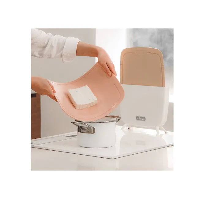 SalleMa Premium TPU Cutting Board Set (Peach Macaron) - 2