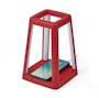 Lexon Lantern Portable Lamp with Built-in Wireless Charger - Dark Red - 1