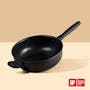 Meyer Midnight Nonstick Hard Anodized Nonstick 26cm Open Chef's Pan with Helping Handle - 5
