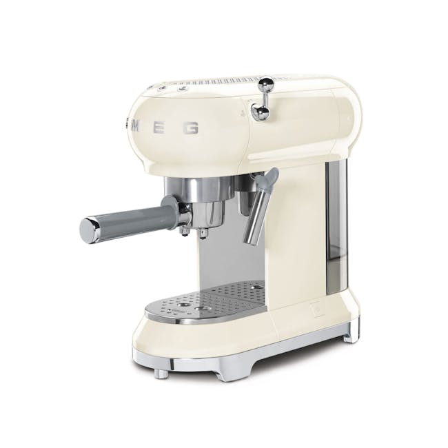 Smeg Espresso Coffee Machine - Cream - 3