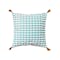 Montmartre Throw Cushion - Turquoise - 0