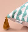 Montmartre Throw Cushion - Turquoise - 1