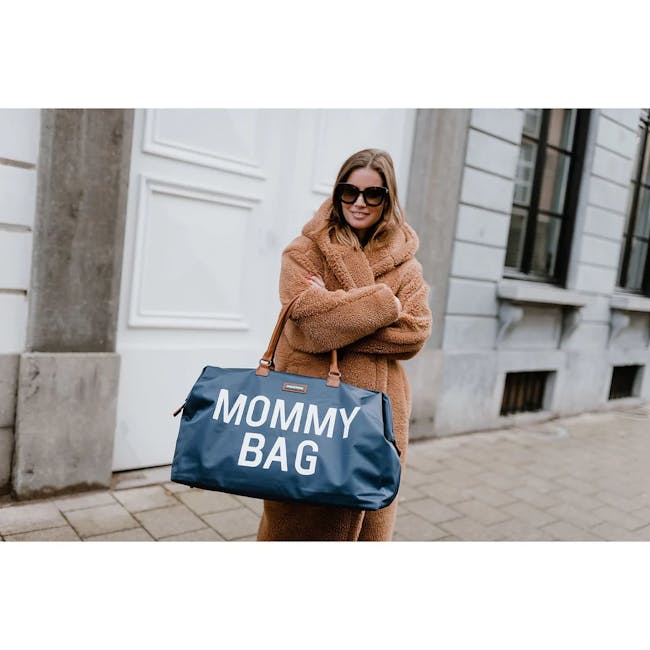 Childhome Mommy Bag Nursery Bag - Navy, White - 2