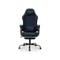 Zeus Gaming Chair with Footrest - Navy Blue (Fabric)