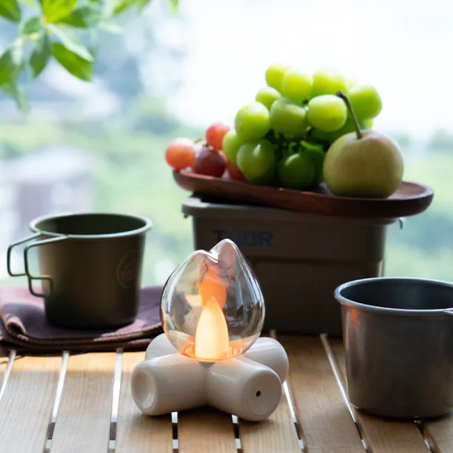 Flaming Table Night Light Lamp - 4