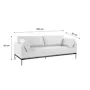 Hudson 3 Seater Sofa - Walnut, Shadow Grey - 7