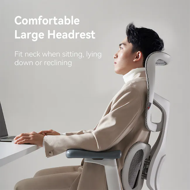 Sihoo Doro S100 Ergonomic Chair With Leg Rest - Black - 5