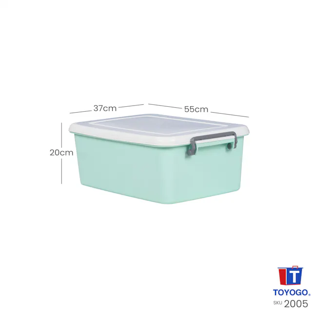 TOYOGO Legent Low Rise Storage Box - 29L (Mint) - 3