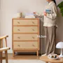 Taya Rattan 4 Drawer Chest - Natural - 7
