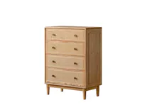Taya Rattan 4 Drawer Chest - Natural