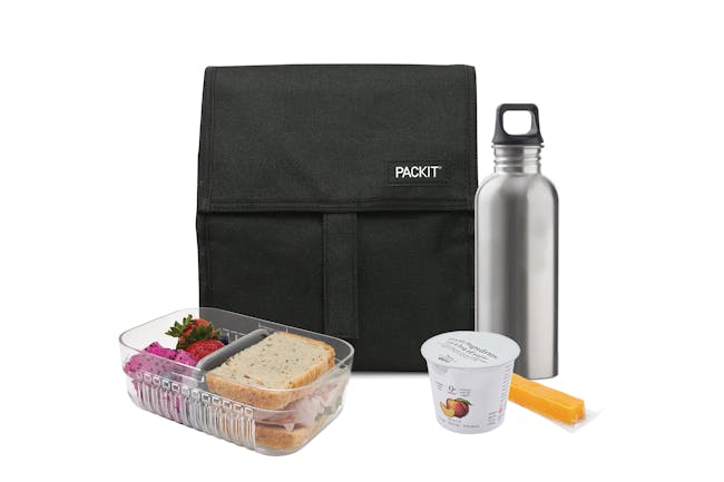 PackIt Freezable Lunch Bag - Black - 2
