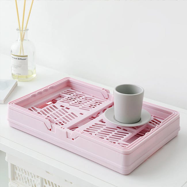 Kono Foldable Storage Basket 8L - Pink - 3