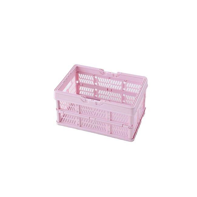 Kono Foldable Storage Basket 8L - Pink - 1