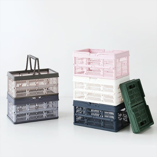 Kono Foldable Storage Basket 8L - Pink - 7