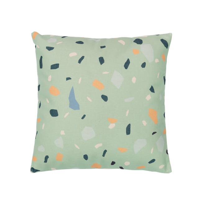 Thea Linen Cushion Cover - Jade - 0