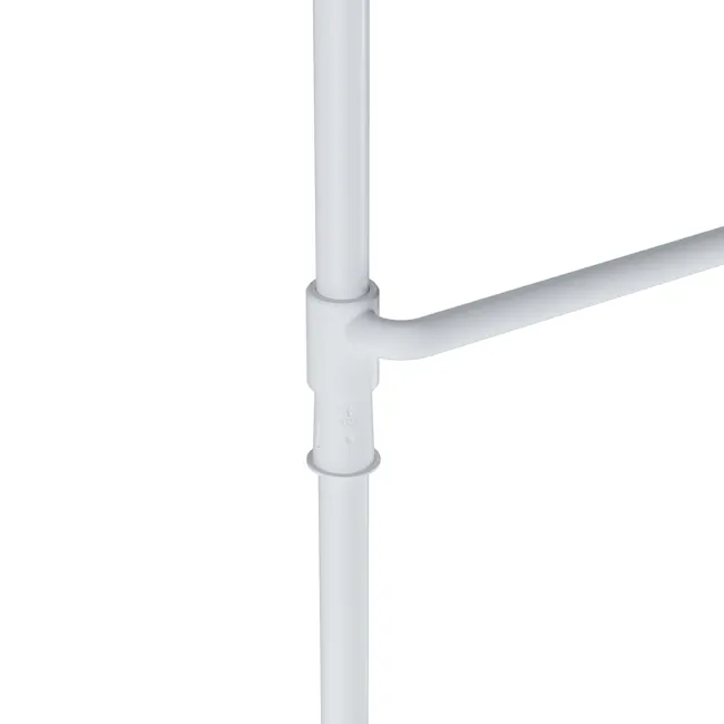 Anywhere Curtain Rod - White - 6 - Pipe, pipe fitting, plumbing pipe, PVC pipe, white pipe, sink pipe, faucet pipe, plumbing