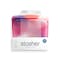 Stasher Reusable Silicone Bag -  Rainbow Sandwich - Tie Dye Pink - 3