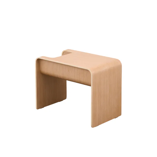 Jude Reversible Coffee / Side Table - Oak - 10 - Modern wooden desk, minimalist design, light wood finish, sleek surface