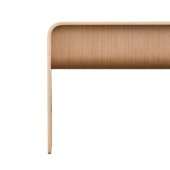 Jude Reversible Coffee / Side Table - Oak - 11 - Wooden shelf, natural wood texture, minimalist design, horizontal plank