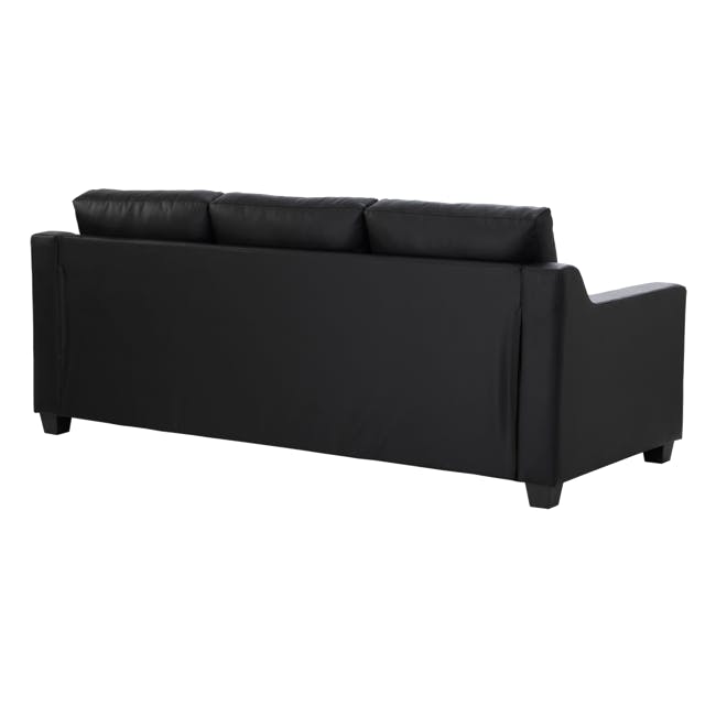 (As-is) Baleno 3 Seater Sofa - Espresso (Faux Leather) - 3 - 7